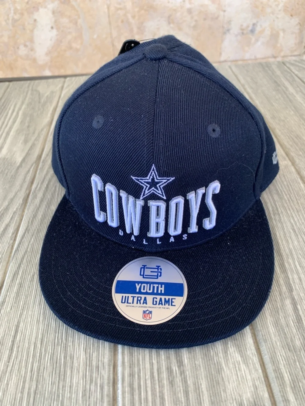 NFL Dallas Cowboys Navy and White Youth Snapback Hat